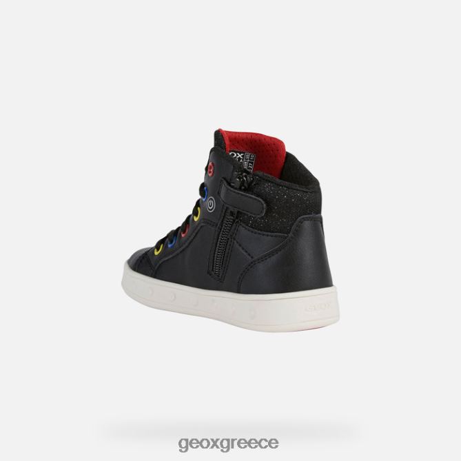 4DBLR01935 μαύρο/πολύχρωμο Geox κορίτσι στον ορίζοντα