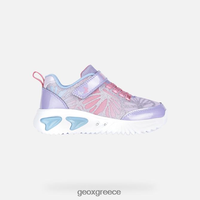 4DBLR0995 ανοιχτό βιολετί/νεροθάλασσα Geox βοηθός κορίτσι