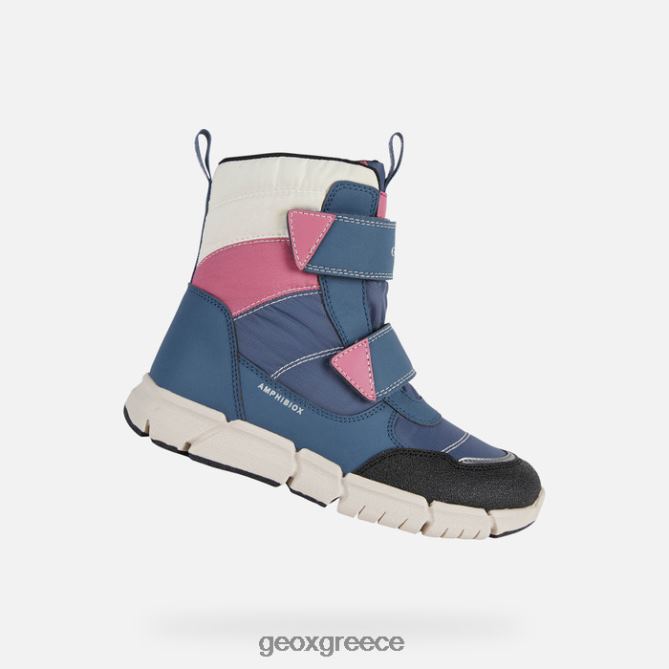 4DBLR01042 avio/φούξια Geox flexyper abx junior