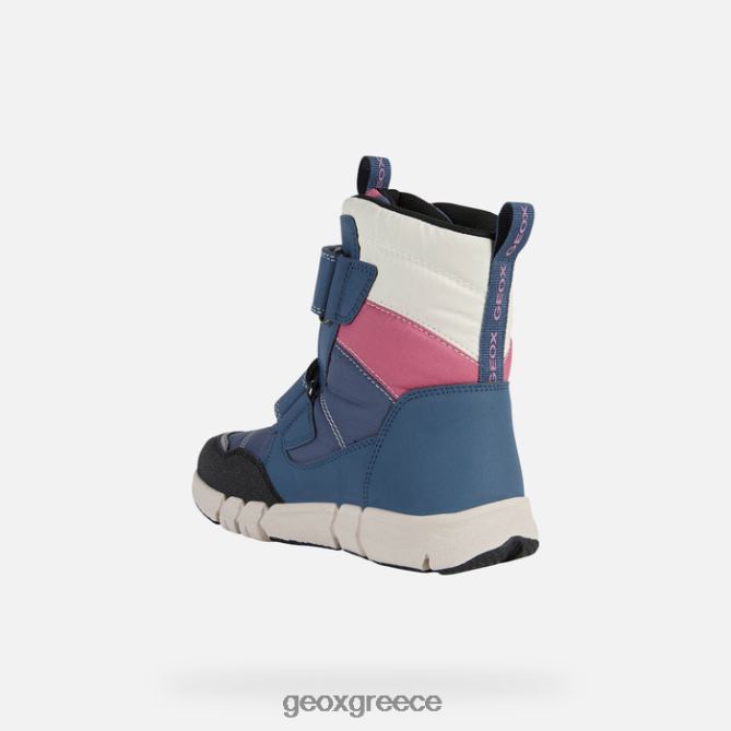 4DBLR01042 avio/φούξια Geox flexyper abx junior