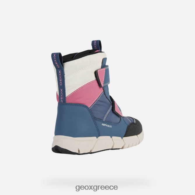 4DBLR01042 avio/φούξια Geox flexyper abx junior