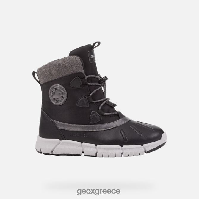 4DBLR01083 μαύρος Geox flexyper abx κορίτσι