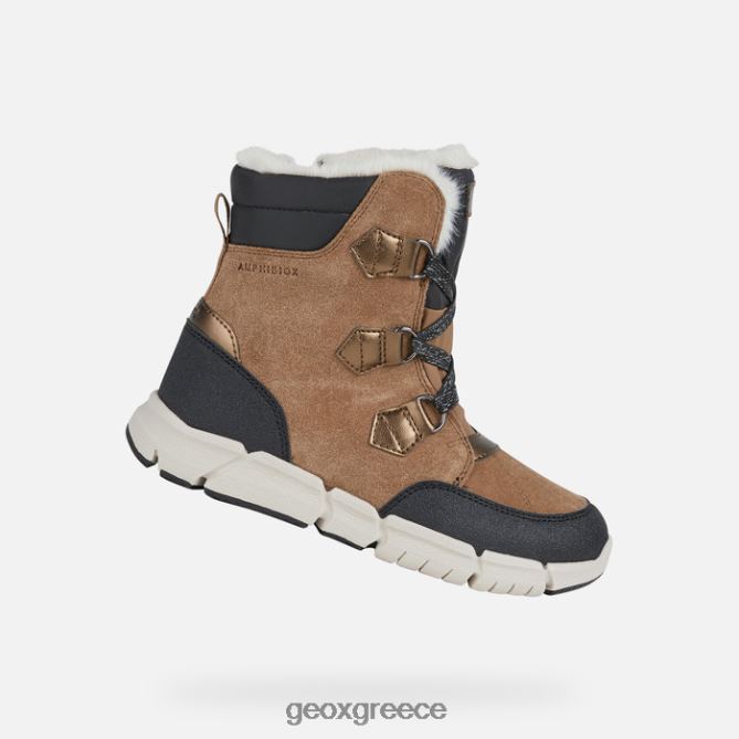 4DBLR01092 ουίσκι/μαύρο Geox flexyper abx κορίτσι