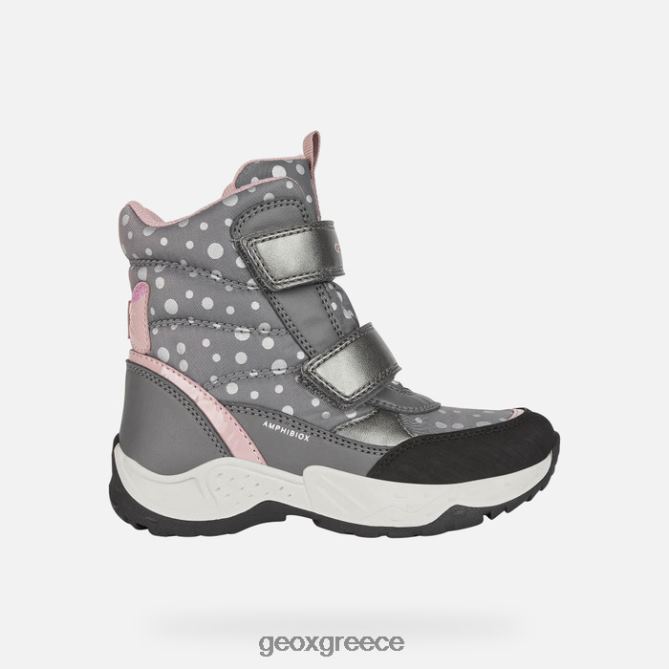 4DBLR01111 σκούρο γκρι/ροζ Geox sentiero abx κορίτσι