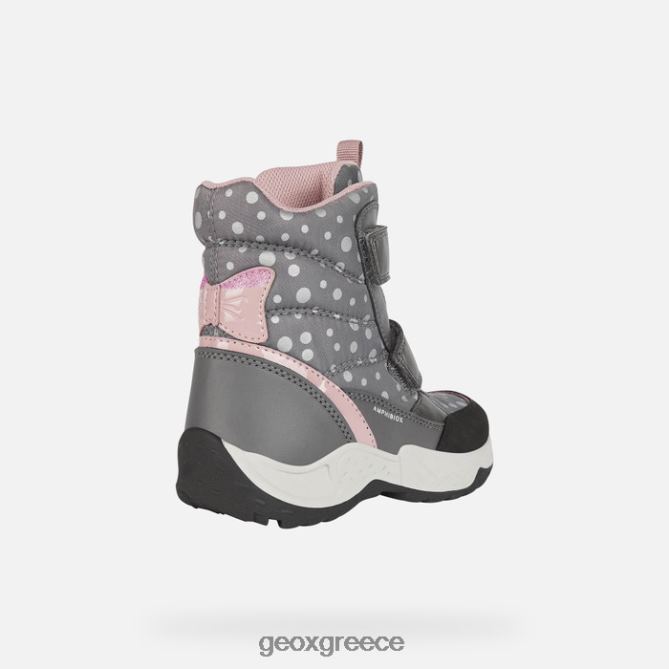 4DBLR01111 σκούρο γκρι/ροζ Geox sentiero abx κορίτσι