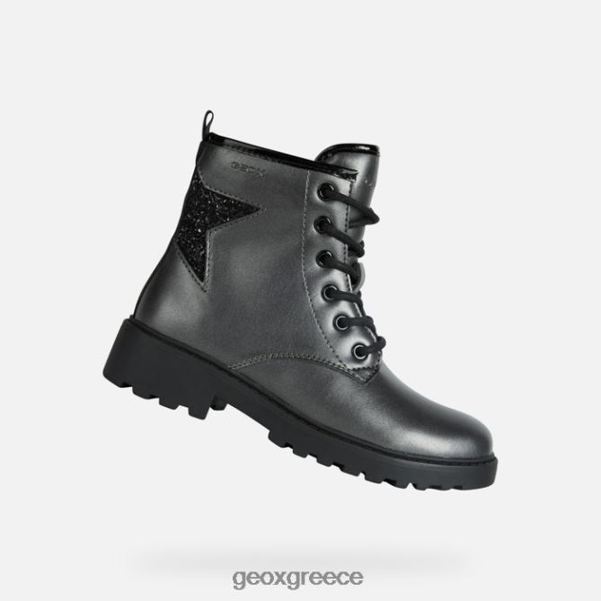 4DBLR01214 σκούρο γκρι/μαύρο Geox κυνηγετικό κορίτσι