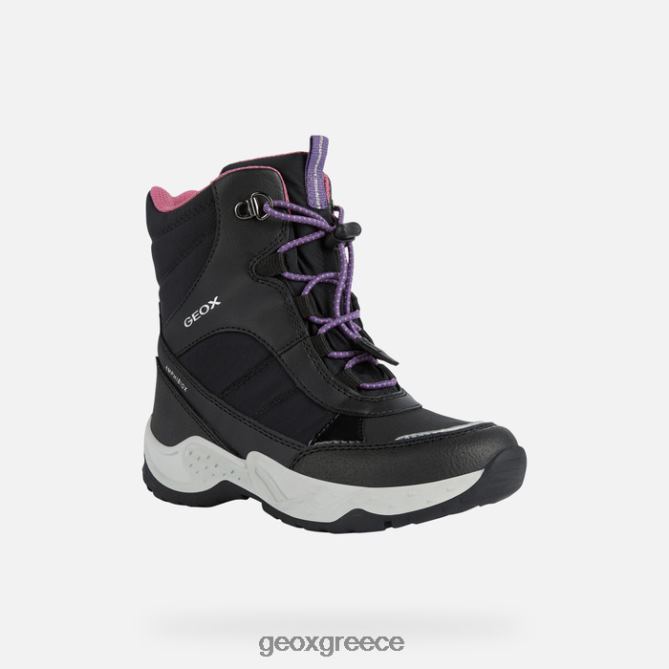 4DBLR07 μαύρο/φούξια Geox sentiero abx κορίτσι