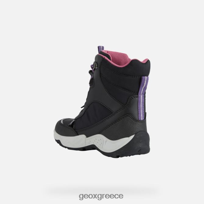 4DBLR07 μαύρο/φούξια Geox sentiero abx κορίτσι