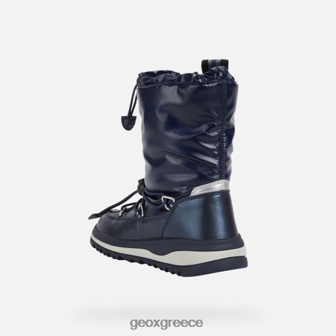 4DBLR01022 ναυτικό/ασημί Geox adelhide abx κορίτσι