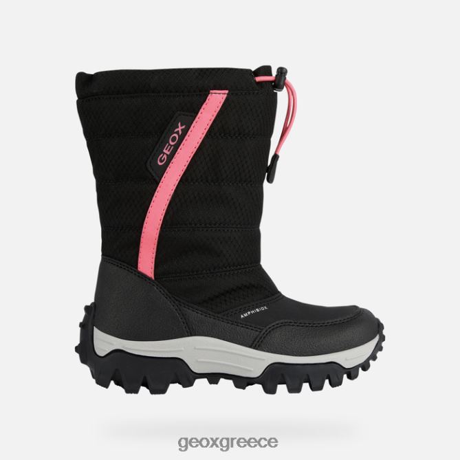 4DBLR01155 μαύρο/φούξια Geox himalaya abx junior