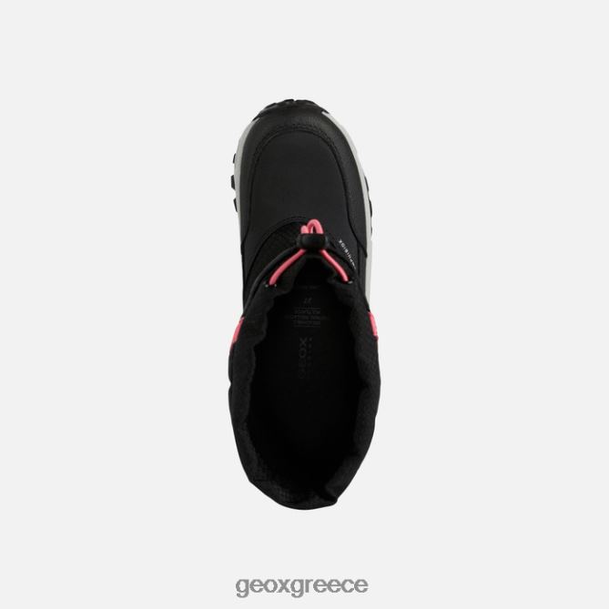 4DBLR01155 μαύρο/φούξια Geox himalaya abx junior