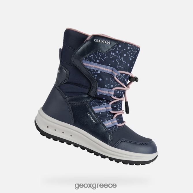 4DBLR01188 ναυτικό / τριαντάφυλλο Geox κορίτσι Roby Abx