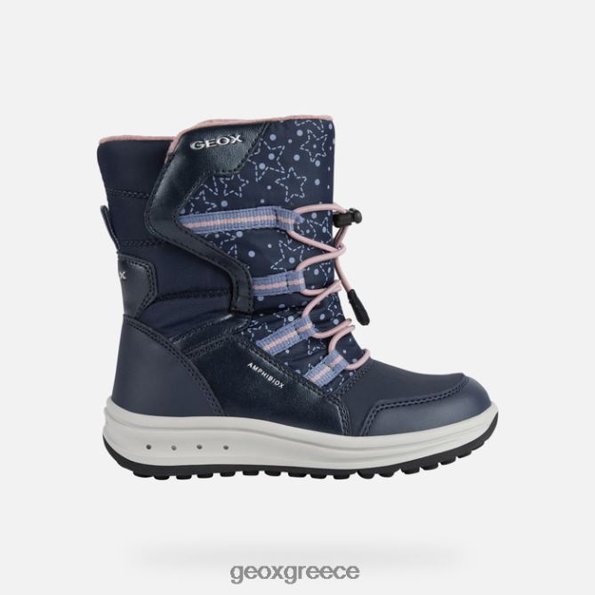 4DBLR01188 ναυτικό / τριαντάφυλλο Geox κορίτσι Roby Abx