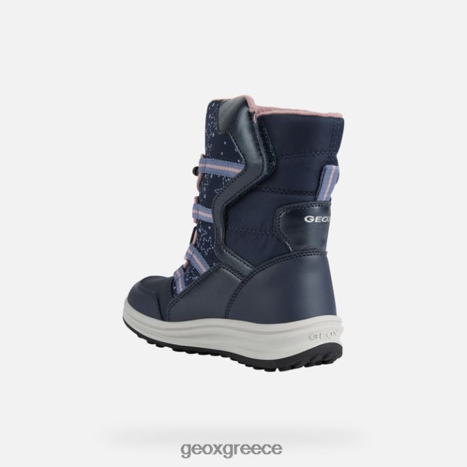 4DBLR01188 ναυτικό / τριαντάφυλλο Geox κορίτσι Roby Abx