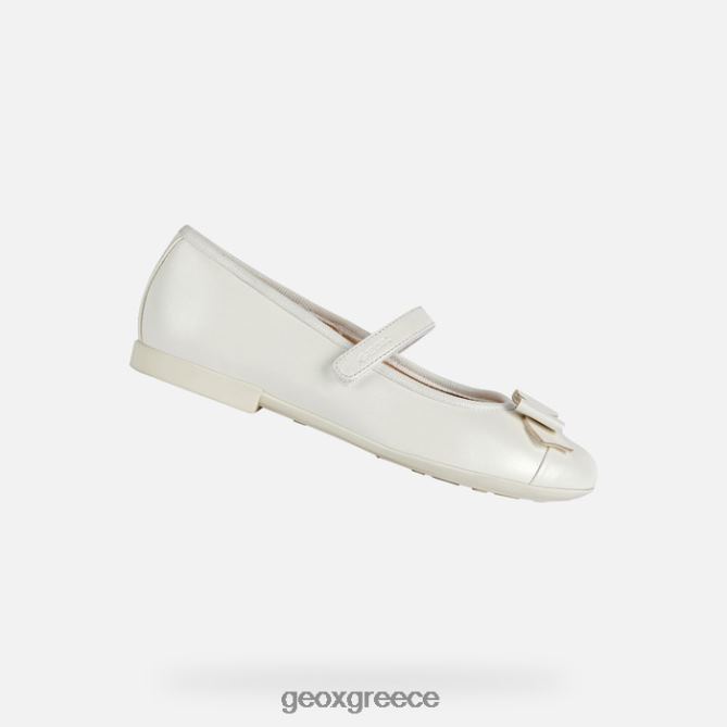 4DBLR01877 άσπρο Geox κοριτσάκι plie