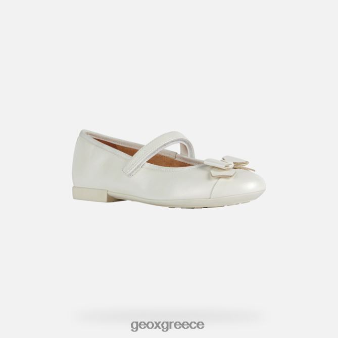 4DBLR01877 άσπρο Geox κοριτσάκι plie