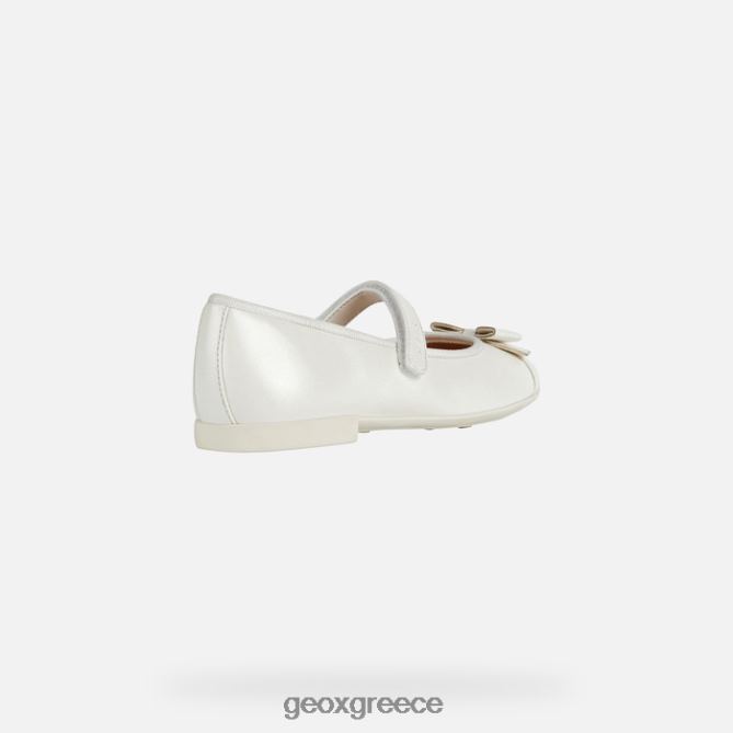4DBLR01877 άσπρο Geox κοριτσάκι plie