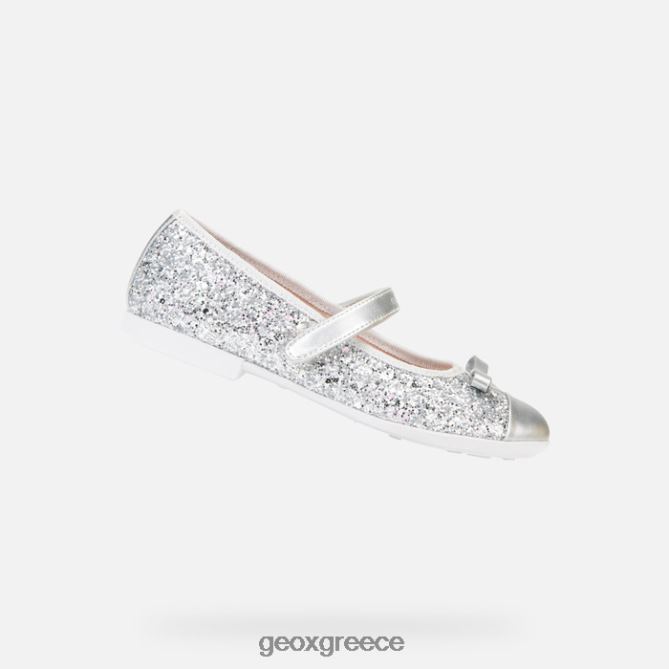 4DBLR01912 ασήμι Geox κοριτσάκι plie