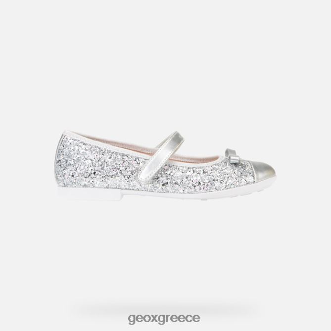 4DBLR01912 ασήμι Geox κοριτσάκι plie
