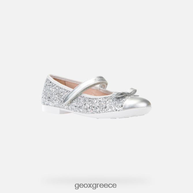 4DBLR01912 ασήμι Geox κοριτσάκι plie