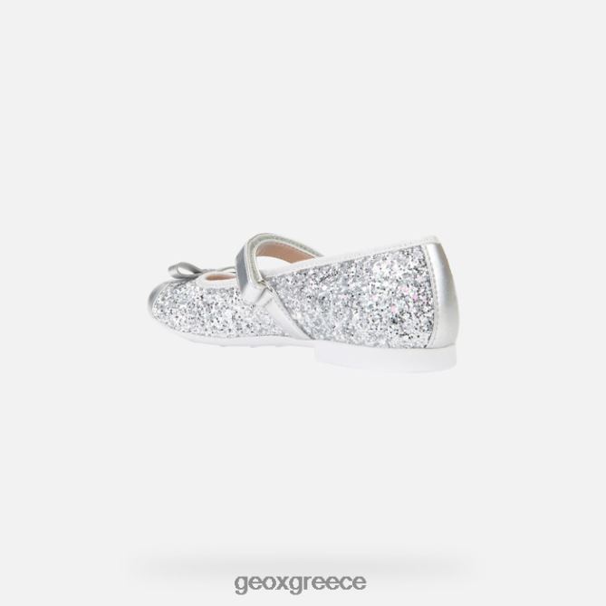 4DBLR01912 ασήμι Geox κοριτσάκι plie