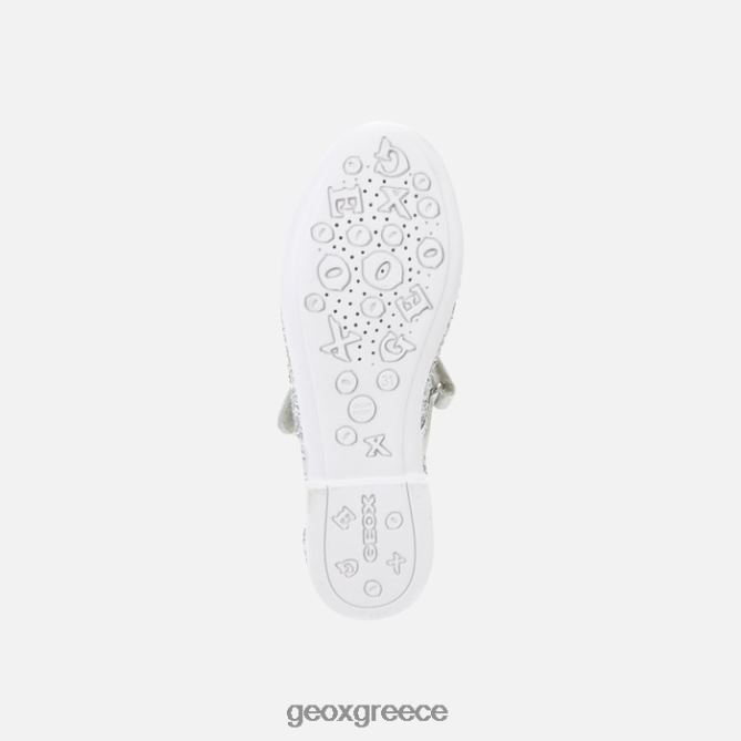 4DBLR01912 ασήμι Geox κοριτσάκι plie