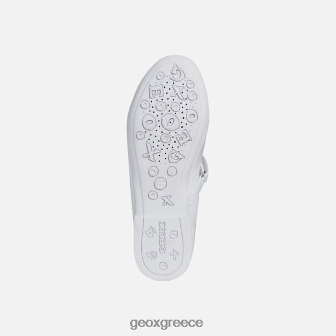 4DBLR01915 άσπρο Geox κοριτσάκι plie