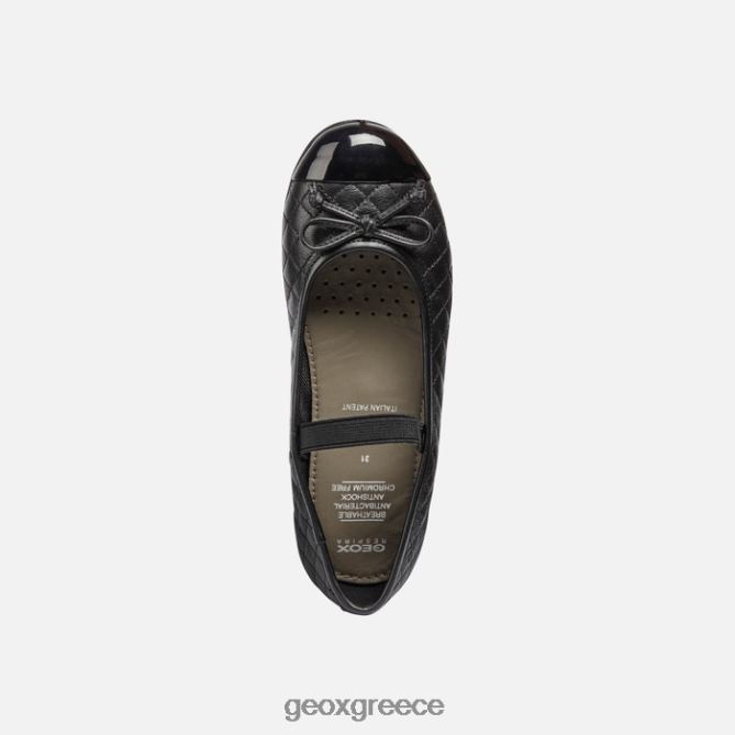 4DBLR01920 μαύρος Geox κοριτσάκι plie