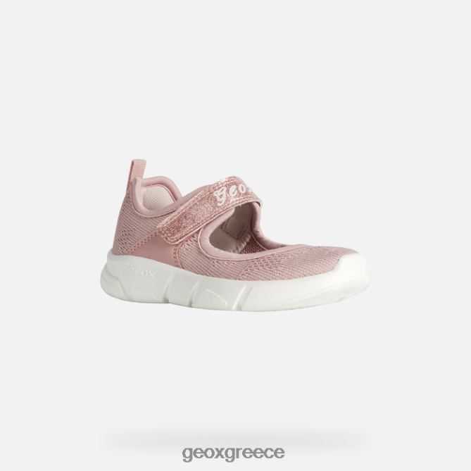 4DBLR0988 ελαφρύ τριαντάφυλλο Geox Aril κορίτσι