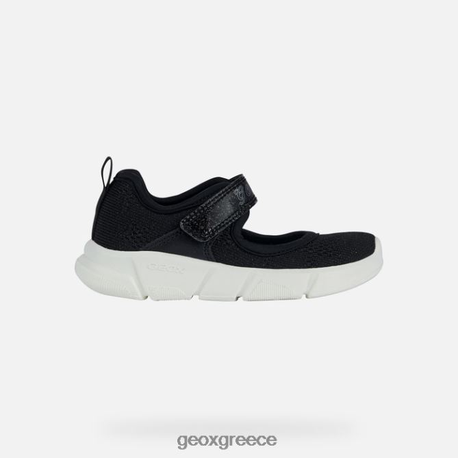 4DBLR0989 μαύρος Geox Aril κορίτσι