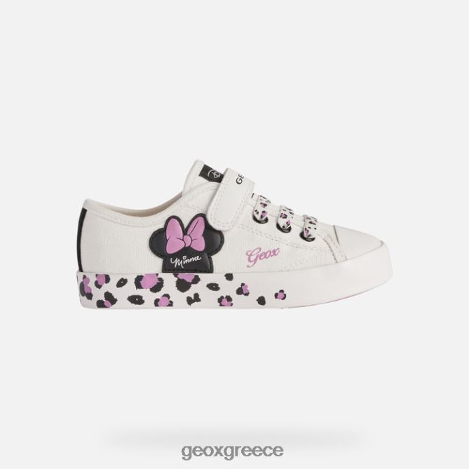 4DBLR01185 άσπρο μαύρο Geox ciak κορίτσι