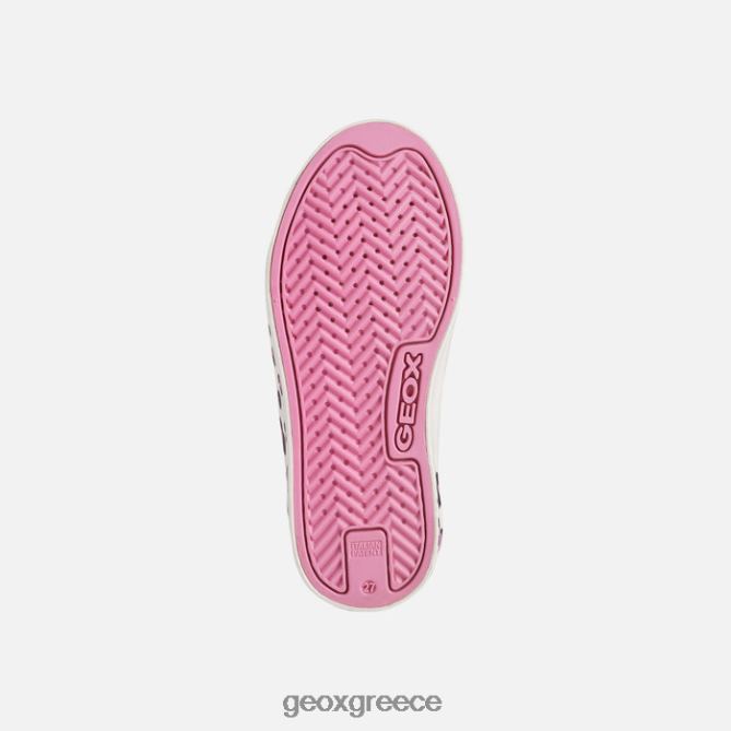 4DBLR01185 άσπρο μαύρο Geox ciak κορίτσι