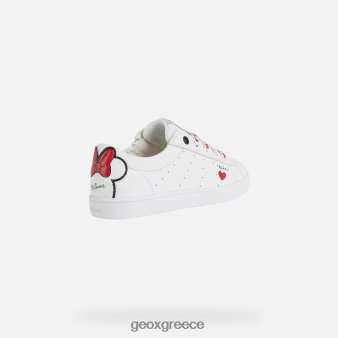 4DBLR01233 λευκό/κόκκινο Geox kathe κορίτσι