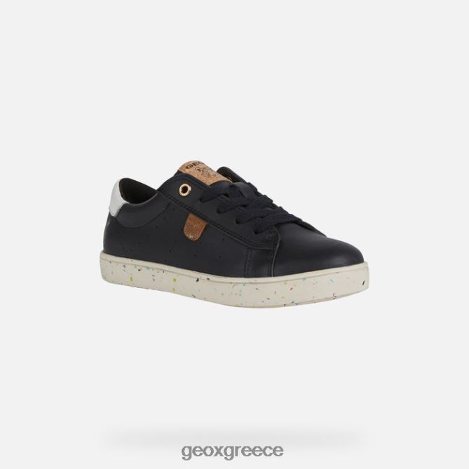 4DBLR01243 μαύρος Geox kathe junior