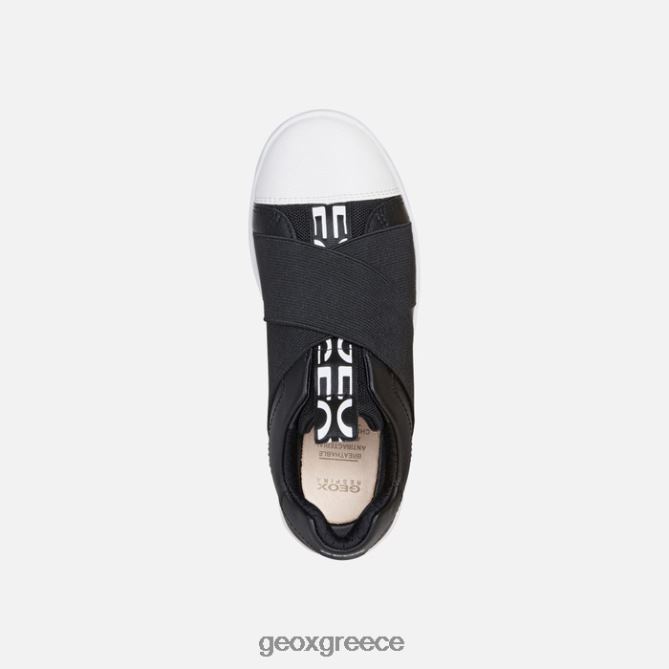 4DBLR01936 μαύρος Geox κοπέλα τζροκ