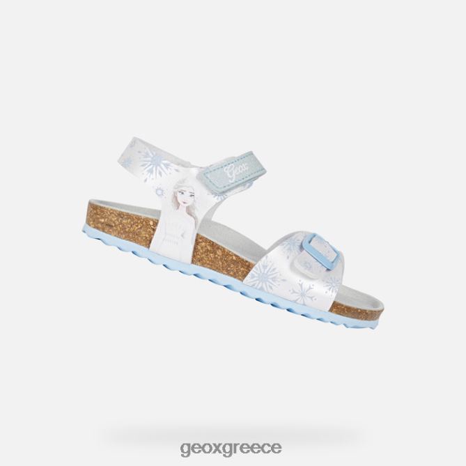 4DBLR01236 λευκό/ουρανό Geox κορίτσι adriel