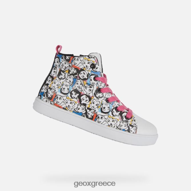 4DBLR01145 άσπρο μαύρο Geox kathe κορίτσι