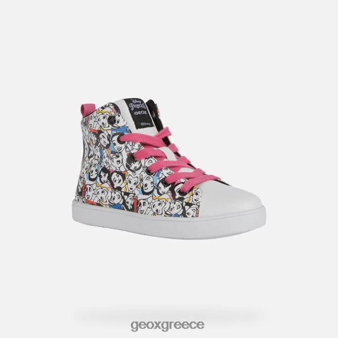 4DBLR01145 άσπρο μαύρο Geox kathe κορίτσι