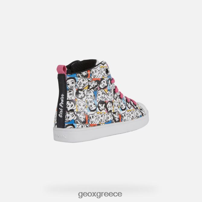 4DBLR01145 άσπρο μαύρο Geox kathe κορίτσι