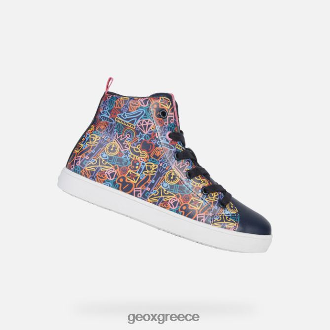 4DBLR01146 ναυτικό/φούξια Geox kathe κορίτσι