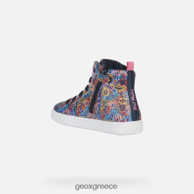 4DBLR01146 ναυτικό/φούξια Geox kathe κορίτσι