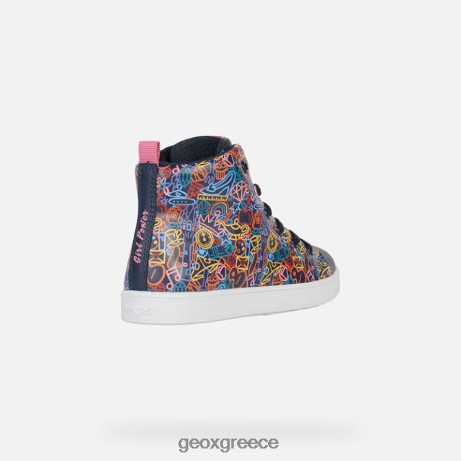 4DBLR01146 ναυτικό/φούξια Geox kathe κορίτσι