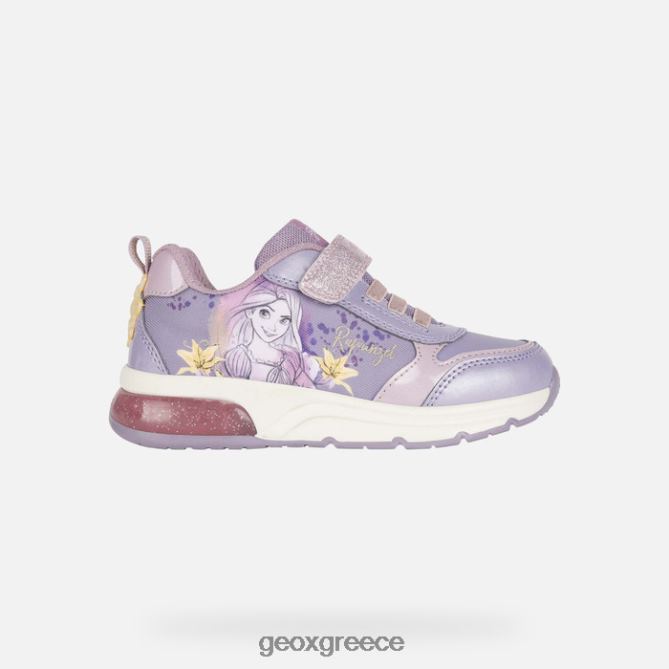 4DBLR01169 λιλά/κίτρινο Geox κορίτσι του διαστημικού κλαμπ