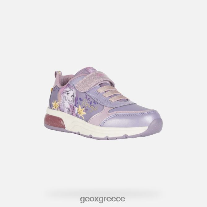 4DBLR01169 λιλά/κίτρινο Geox κορίτσι του διαστημικού κλαμπ