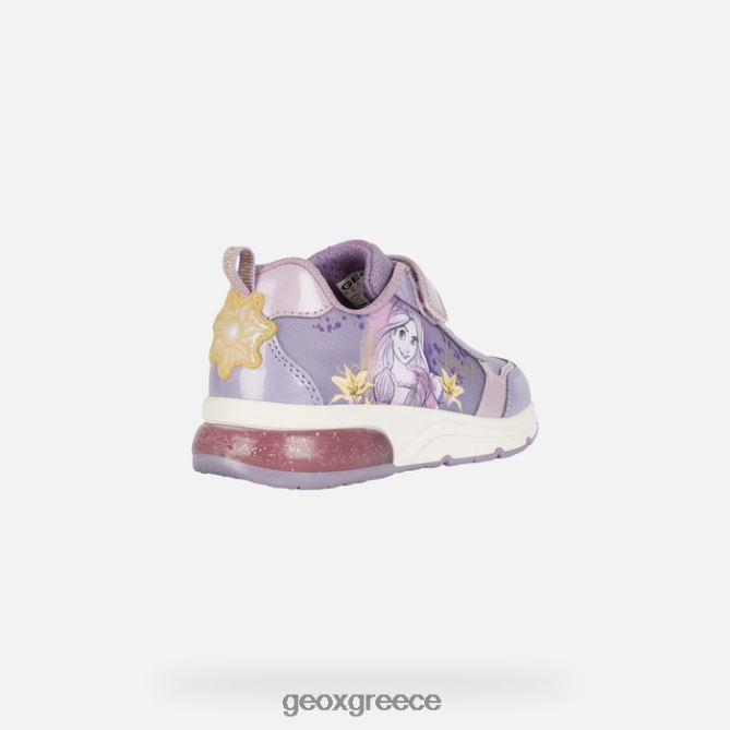 4DBLR01169 λιλά/κίτρινο Geox κορίτσι του διαστημικού κλαμπ