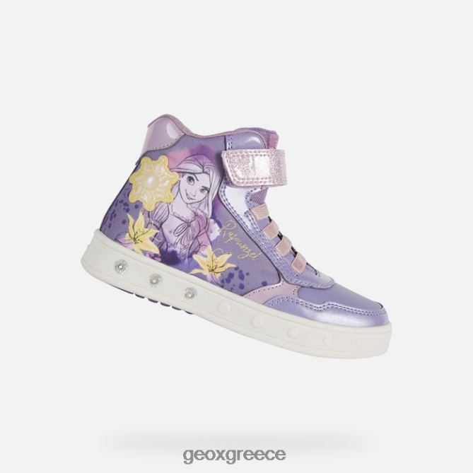 4DBLR01173 λιλά/κίτρινο Geox κορίτσι στον ορίζοντα