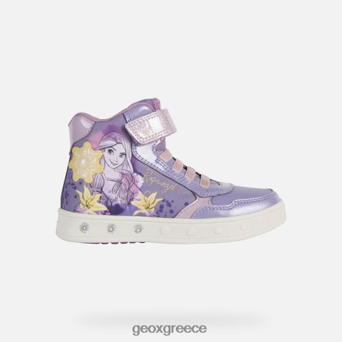 4DBLR01173 λιλά/κίτρινο Geox κορίτσι στον ορίζοντα