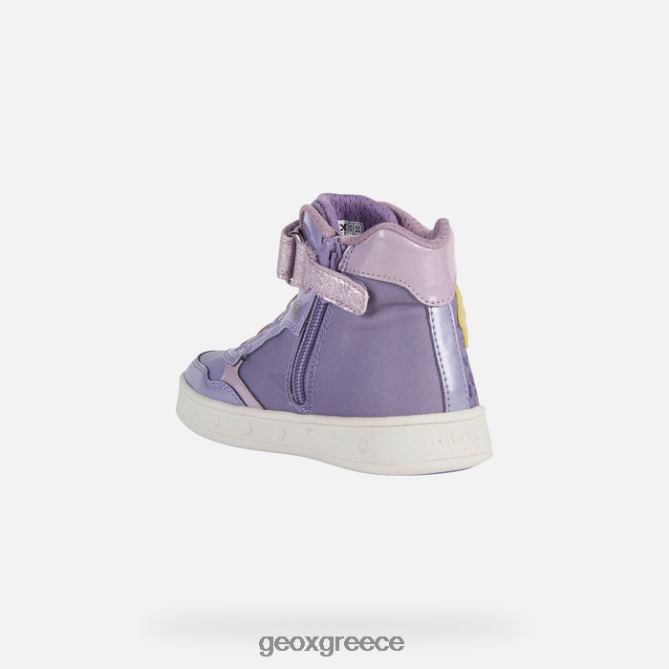 4DBLR01173 λιλά/κίτρινο Geox κορίτσι στον ορίζοντα