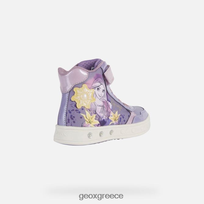 4DBLR01173 λιλά/κίτρινο Geox κορίτσι στον ορίζοντα