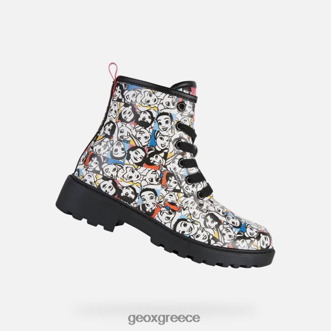 4DBLR01201 λευκό/πολύχρωμο Geox κυνηγετικό κορίτσι